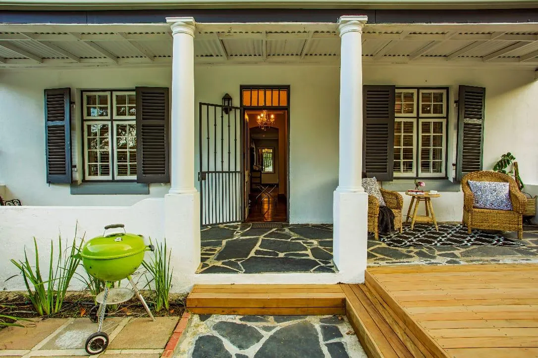 Front entrance to the cottage